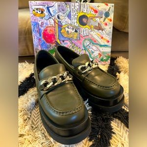Jeffrey Campbell 8.5 Green Loafer